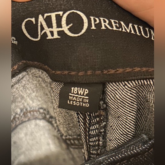 Cato Premium Plus Sportswear Women’s👱🏽♀️Straight leg Jeans👖Sz 18WP - Picture 4 of 6